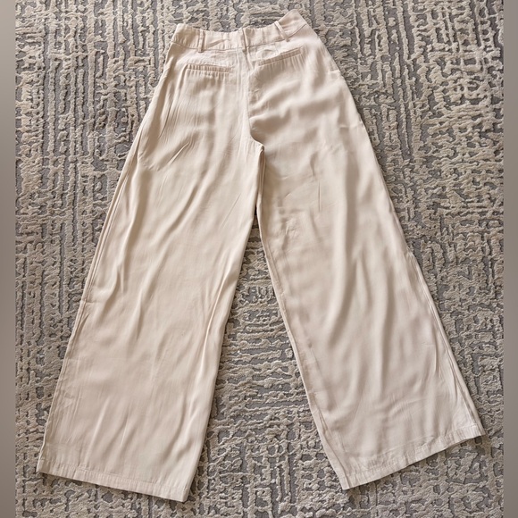 Forever 21 Cream Wide Leg Pants - Picture 2 of 5